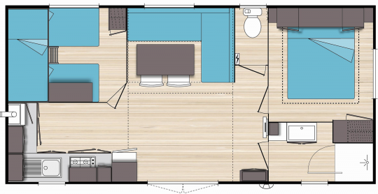 plan mobilhome ophea 5 places 29